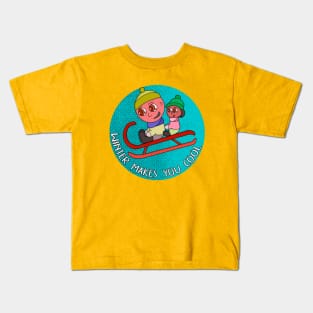 Winter Makes You Cool Kids T-Shirt